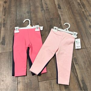 Carters Baby Girl Pants Lot Size 12 Months NWT leggings